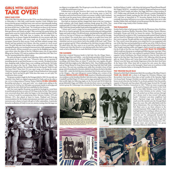 Various : Girls With Guitars Take Over!  (LP, Album, Comp, Mono, RM, Red)