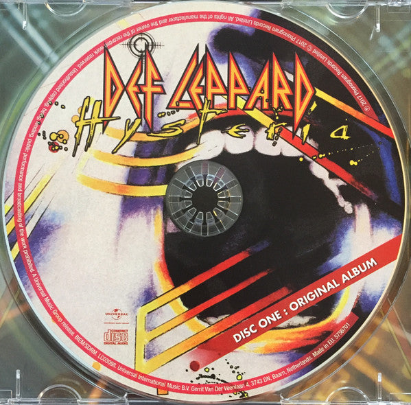 Def Leppard : Hysteria (CD, Album, RE, RM)