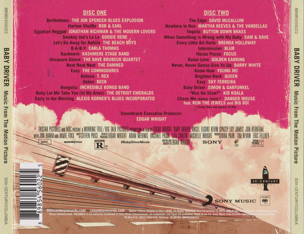 Various : Baby Driver (Music From The Motion Picture) (2xCD, Comp)