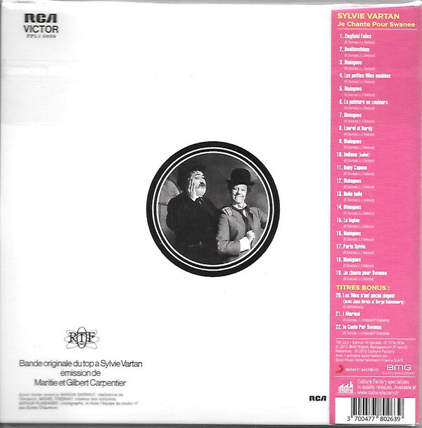 Sylvie Vartan : Je Chante Pour Swanee (CD, Album, RE, RM)