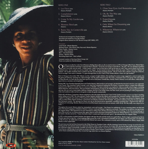 Minnie Riperton : Come To My Garden (LP, Album, RE, Gre)