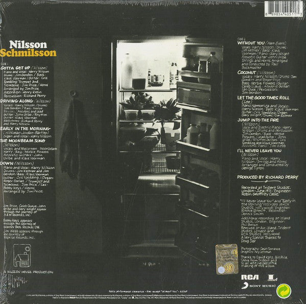 Harry Nilsson : Nilsson Schmilsson (LP, Album, RE)
