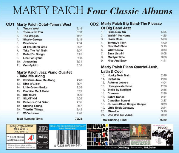 Marty Paich : Four Classic Albums (2xCD, Comp)