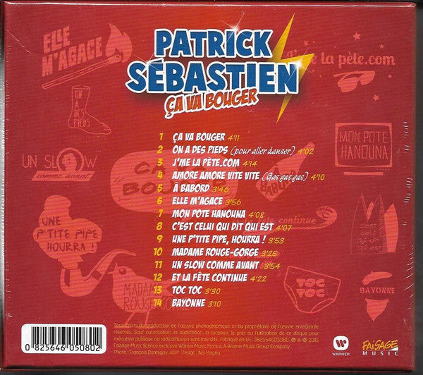 Patrick Sébastien : Ça Va Bouger (Box, Ltd, wit + CD, Album)