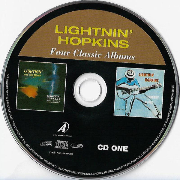 Lightnin' Hopkins : Four Classic Albums (2xCD, Comp, RM)