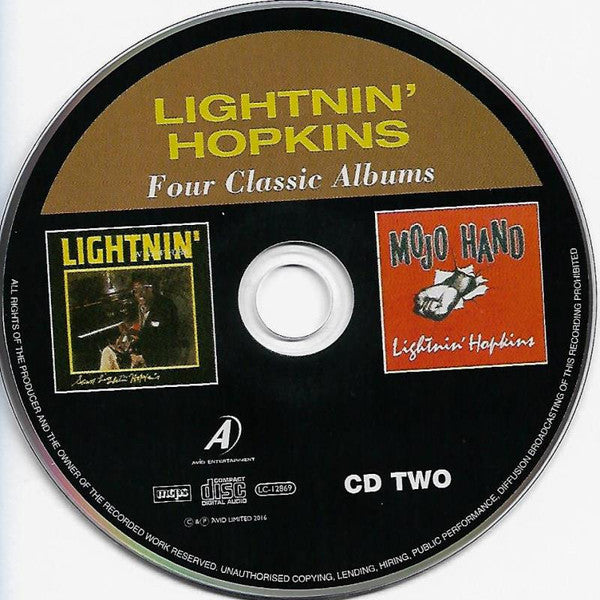 Lightnin' Hopkins : Four Classic Albums (2xCD, Comp, RM)