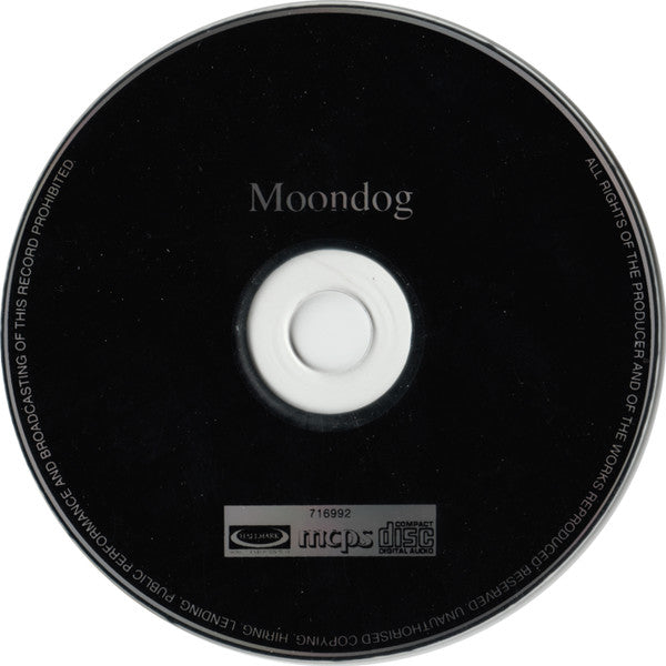 Moondog (2) : Moondog (CD, Album, RE)