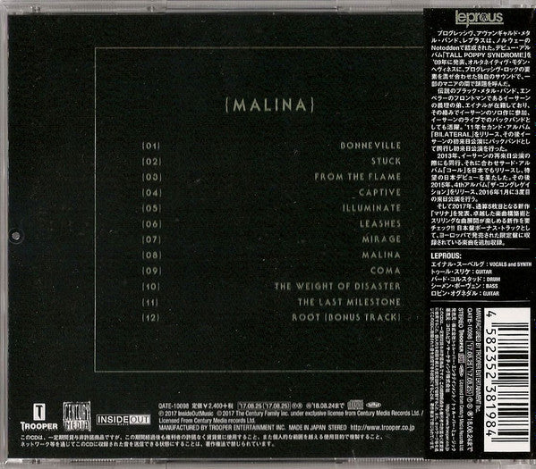 Leprous : Malina (CD, Album)