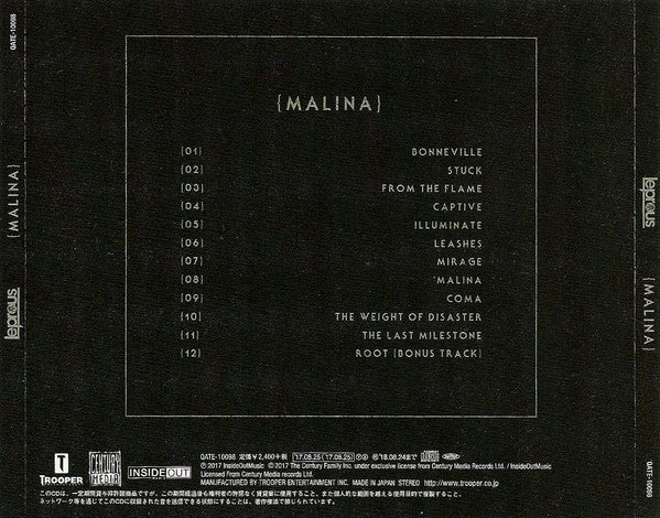 Leprous : Malina (CD, Album)