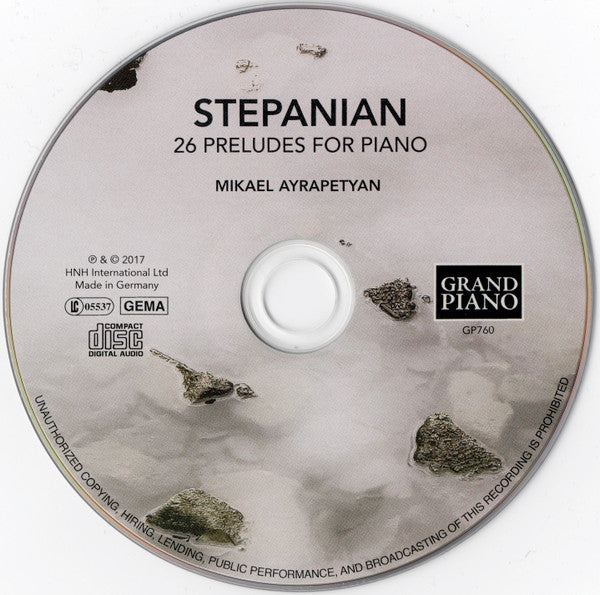 Haro Stepanian – Mikael Ayrapetyan : 26 Preludes For Piano (CD)