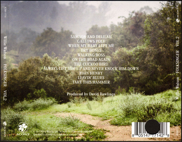 Willie Watson : Folksinger Vol. 2 (CD, Album)