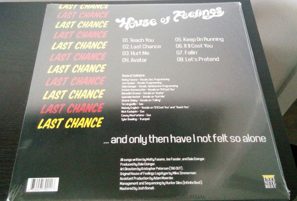 House of Feelings : Last Chance  (12", EP)