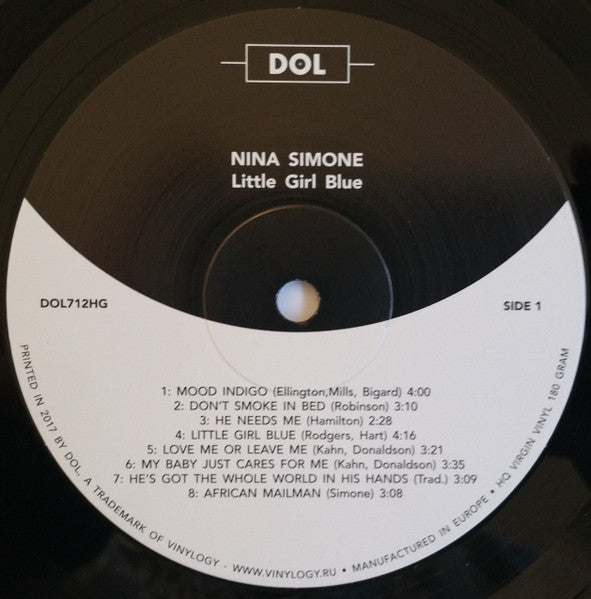 Nina Simone : Little Girl Blue (LP, Album, RE, Gat)