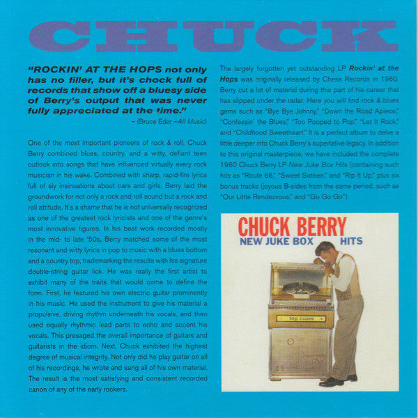 Chuck Berry : Rockin' At The Hops (CD, Album, Ltd, RE, RM)