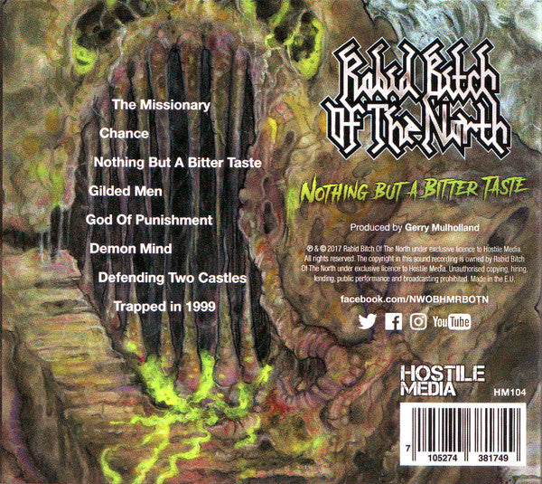 Rabid Bitch Of The North : Nothing But A Bitter Taste (CD, Album)