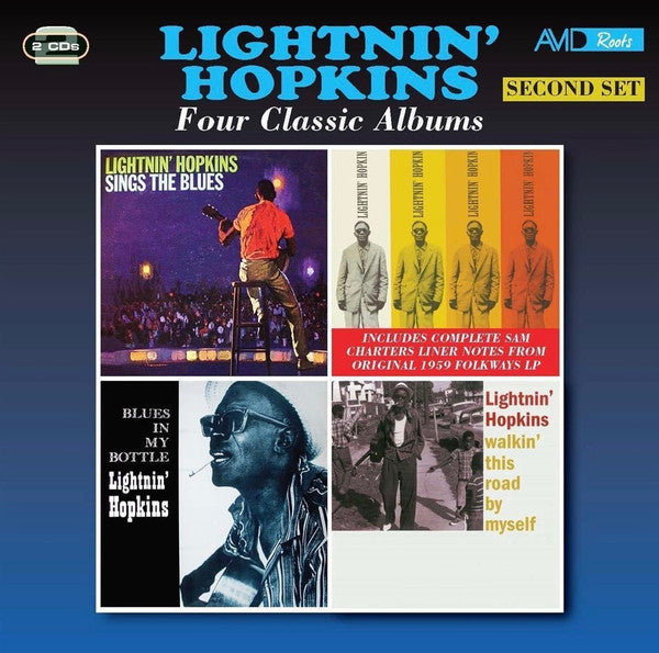 Lightnin' Hopkins : Four Classic Albums - Second Set (2xCD, Comp, RM)