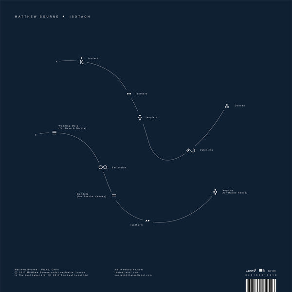 Matthew Bourne : Isotach (LP, Album, Ltd + CD, Album, Ltd)