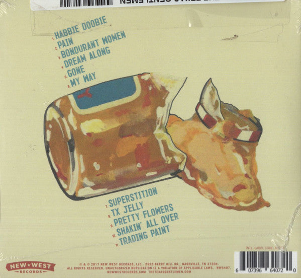 The Texas Gentlemen : TX Jelly (CD, Album, Dig)