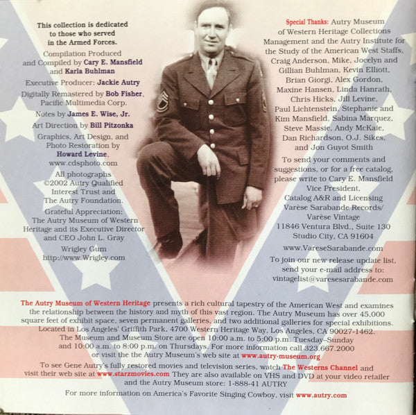 Gene Autry : The Cowboy Is A Patriot (2xCD, Comp, RM)