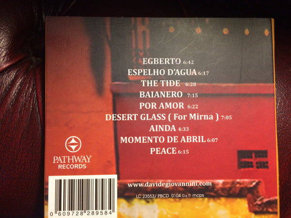 Davide Giovannini : Minas Project (CD, Album)