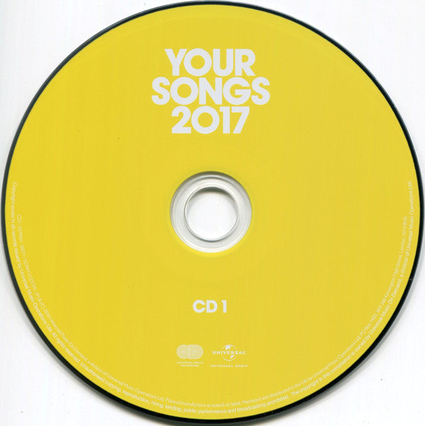 Various : Your Songs 2017 (2xCD, Comp)