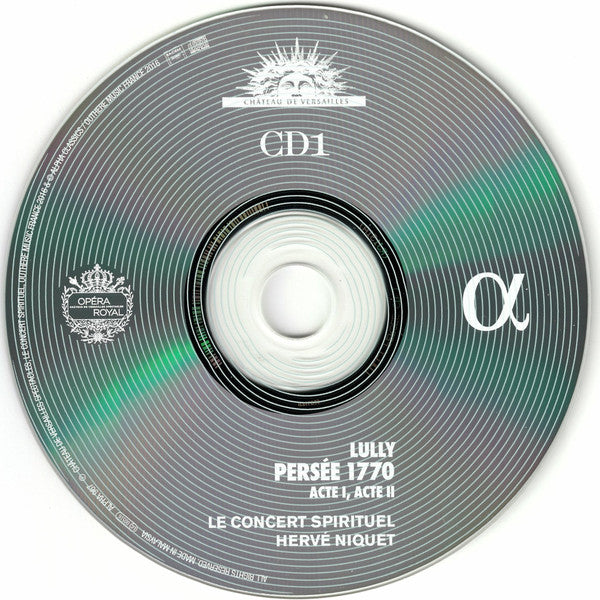 Jean-Baptiste Lully ‎– Le Concert Spirituel, Hervé Niquet : Persée 1770 (2xCD, Album)