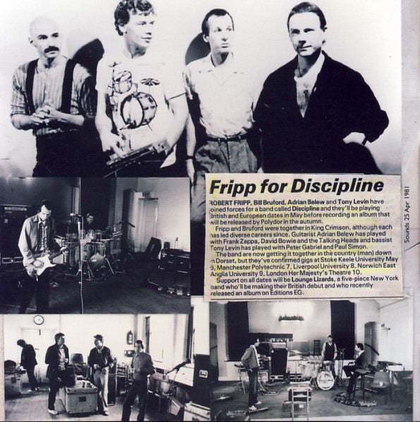 King Crimson : Discipline (HDCD, Album, RE, RM)