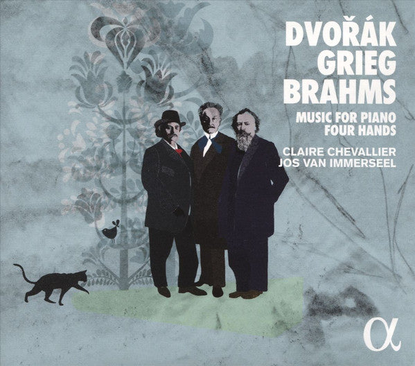 Antonín Dvořák, Edvard Grieg, Johannes Brahms, Claire Chevallier, Jos van Immerseel : Music For Piano Four Hands (CD, Album)