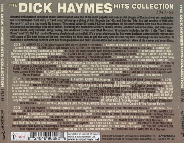 Dick Haymes : The Dick Haymes Hits Collection 1941-56 (3xCD, Comp)