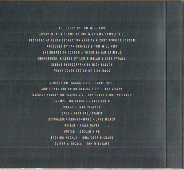 Tom Williams (3) : All Change (CD, Album)