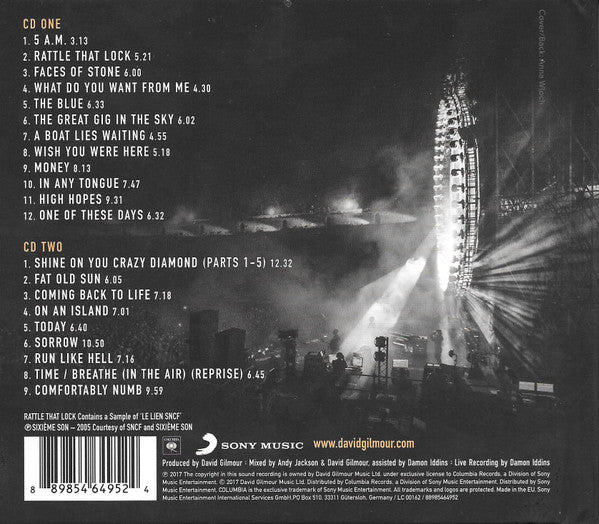David Gilmour : Live At Pompeii (2xCD, Album)