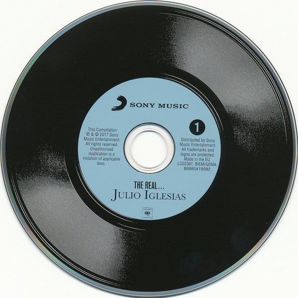 Julio Iglesias : The Real... Julio Iglesias (3xCD, Comp)