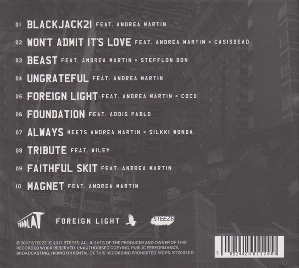 Toddla T : Foreign Light (CD, Album)