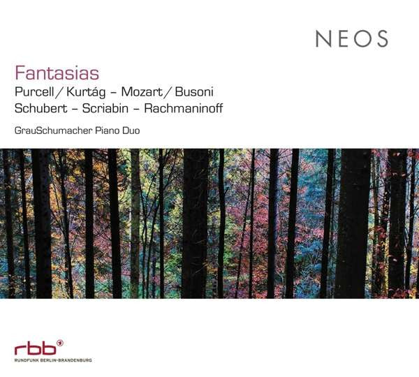GrauSchumacher Piano Duo, Henry Purcell / György Kurtág, Wolfgang Amadeus Mozart / Ferruccio Busoni, Franz Schubert, Alexander Scriabin, Sergei Rachmaninoff : Fantasias (CD, Album)
