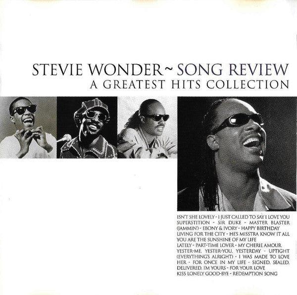 Stevie Wonder : Song Review - A Greatest Hits Collection (CD, Comp, RE, PMD)