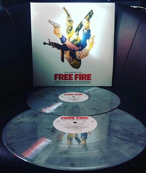 Geoff Barrow & Ben Salisbury : Free Fire (Original Motion Picture Soundtrack) (2xLP, Ltd, Sil)