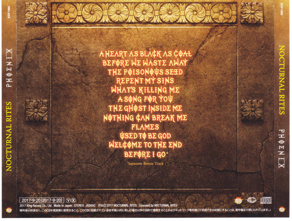 Nocturnal Rites : Phoenix (CD, Album)