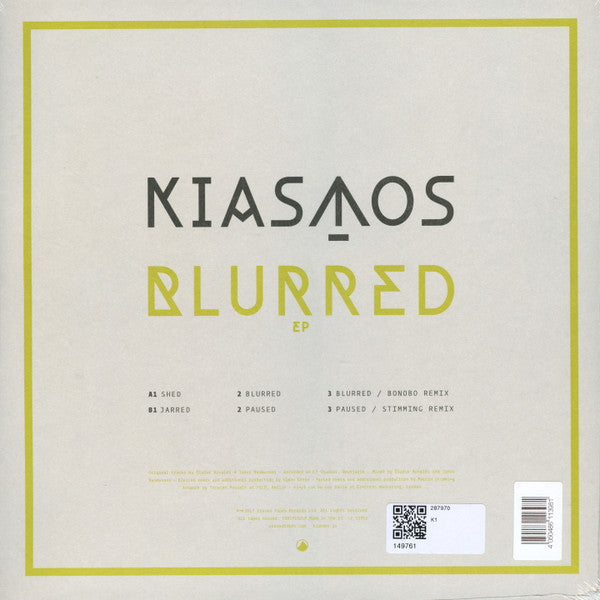 Kiasmos : Blurred EP (12", EP)