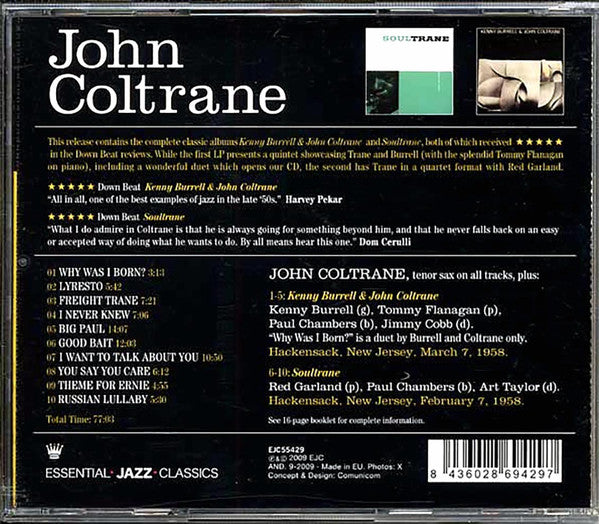 John Coltrane : Downbeat's 1958 Albums (CD, Album, Comp)
