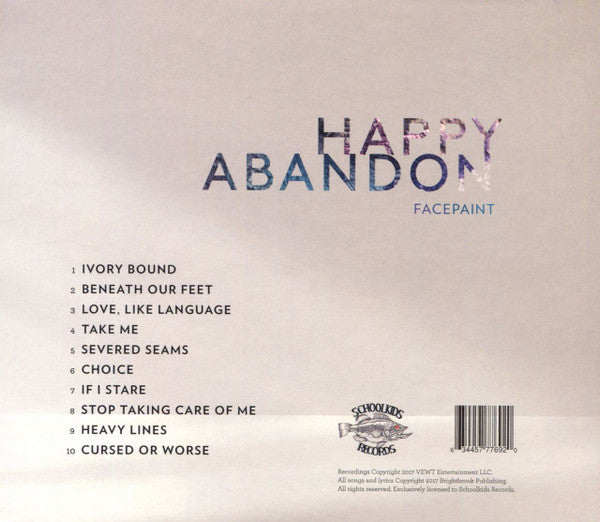 Happy Abandon : Facepaint (CD, Album)