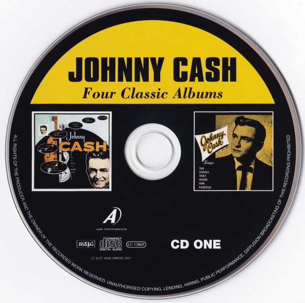 Johnny Cash : Four Classic Albums (2xCD, Comp, RM)