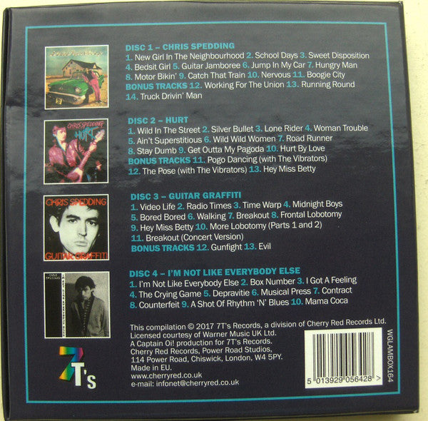 Chris Spedding : The RAK Years (4xCD, Comp, RM + Box)