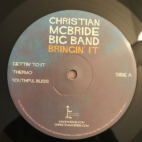 Christian McBride Big Band : Bringin' It (2xLP, Album)