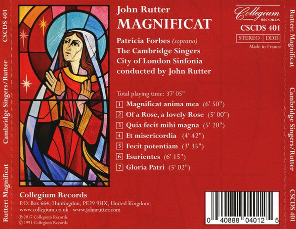 John Rutter : Magnificat (CD, Album, RE)
