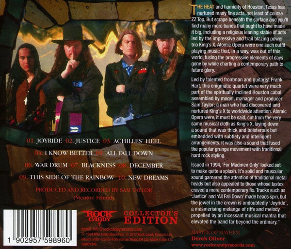 Atomic Opera : For Madmen Only (CD, Album, RM)