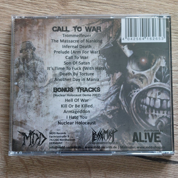 Pessimist (4) : Call To War (CD, Album, Ltd, RE)