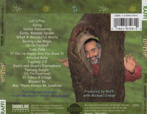 Raffi (2) : Let's Play (CD, Album)