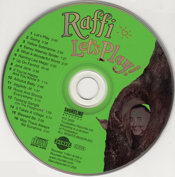 Raffi (2) : Let's Play (CD, Album)