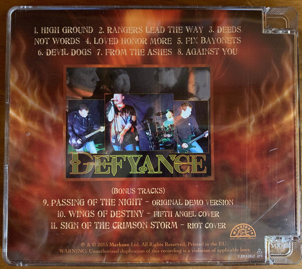 Defyance : Reincarnation (CD, Album)