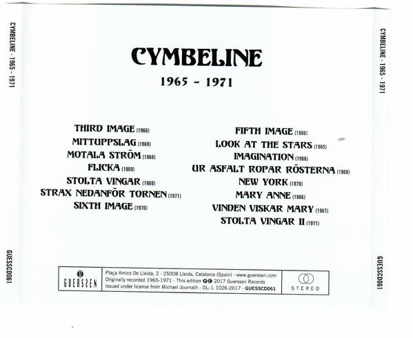 Cymbeline (2) : 1965 - 1971 (CD, Album, RM)